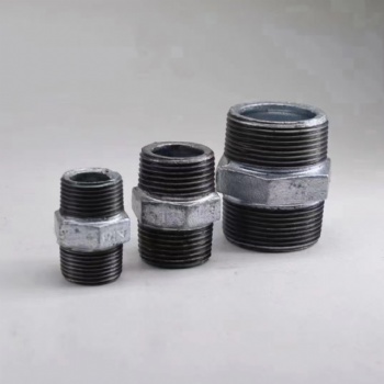 BS STANDARD MALLEABLE IRON PIPE FITTINGS-Galvanized Fittings Hexagon Nipple