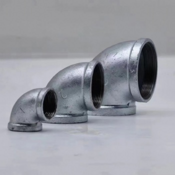 Galvanized Gi Elbow Pipe Fittings Malleable Cast Iron Pipe Fittings Elbow 90 Degree