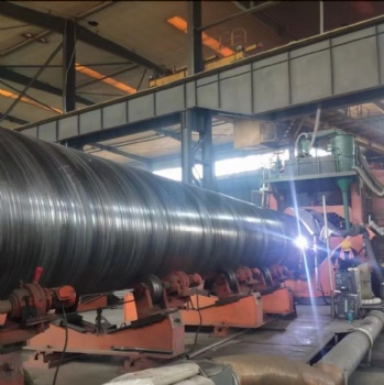 Big OD SSAW Carbon Steel Pipe Helical Seam Spiral Welded Steel Pipe