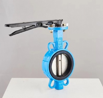 PN16 Lever Operated Ductile Iron Lug Type Resilient Seated Butterfly Valve