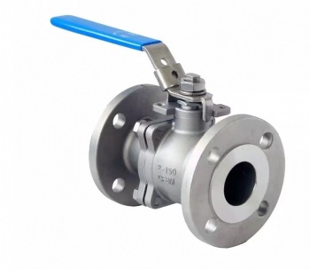 Stainless Steel CF8M WCB 2 Piece Flanged End Ball Valve