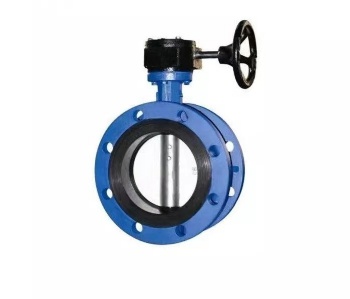 EPDM PTFE PFA Rubber Lining Ductile Iron Cast Iron Wafer Lug Butterfly Valves