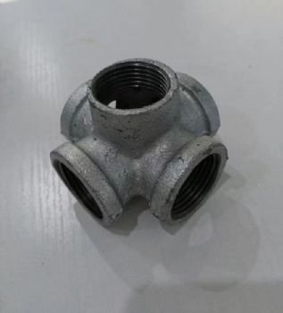 Gi fittings Cast Iron Malleable Iron Pipe Fittings Cross